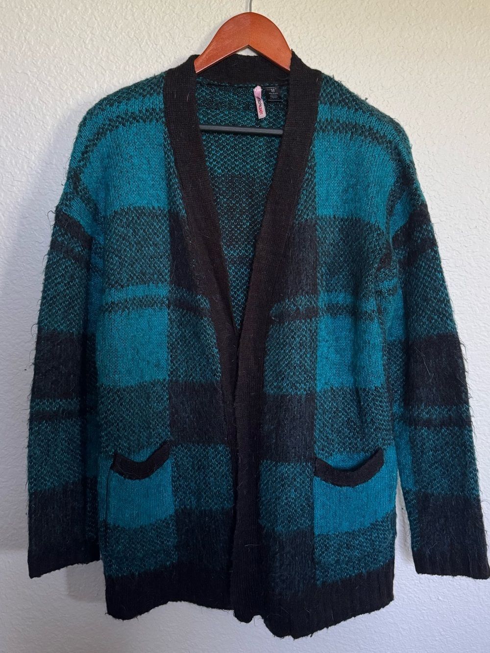 Teal Love By Design Cardigan Sweater Shrug M
